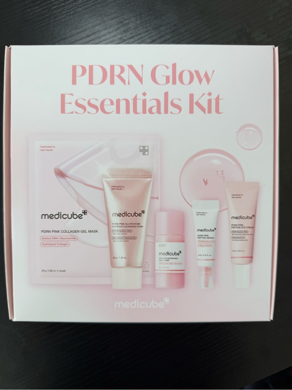 medicube PDRN Glow Essentials Kit — Pink Moisturizing Set